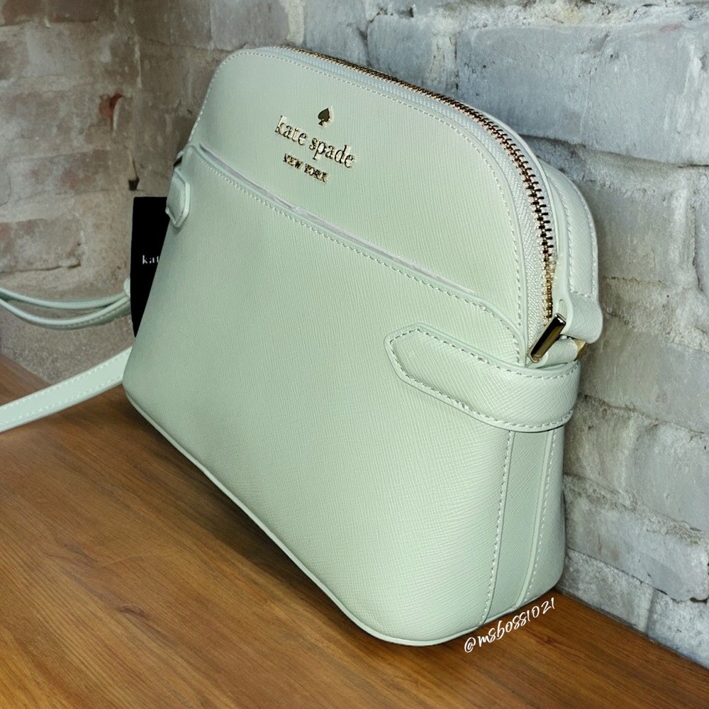 Kate Spade Staci Dome Crossbody in Light Olive NWT - Picture 3 of 10